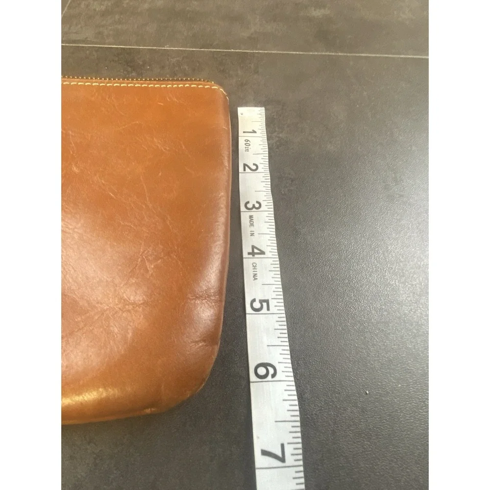 Patricia Nash Brown Leather Wristlet